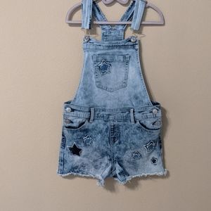 Jordache Acid wash cutoff shorts with Stars
